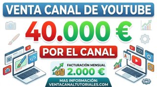Vendo canal de youtube