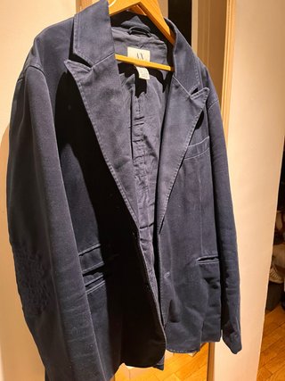 Americana Armani Exchange Azul