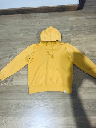 Sudadera Básica Amarilla Talla S