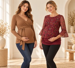 2 Blusas de Premamá Talla M