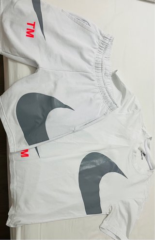 Chándal corto Nike blanco talla M