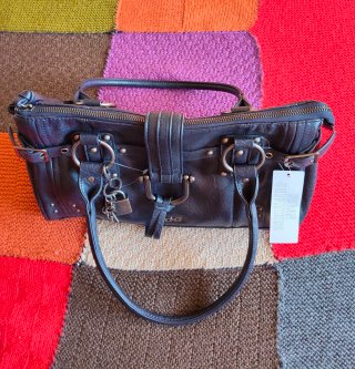 Bolso de Hombro Karlie Lock azul marino