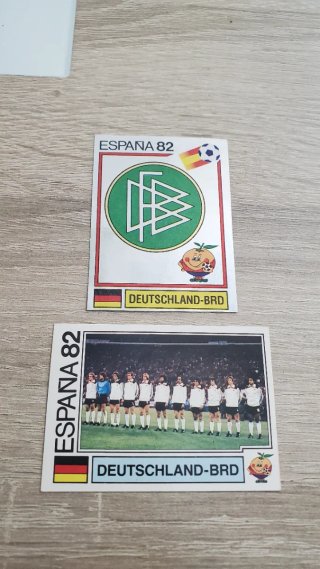 2 Cromos Panini España 82 - Alemania