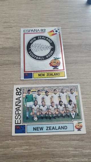Cromos Panini España 82 - Nueva Zelanda
