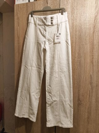 Pantalones Mango Blancos Talla 40