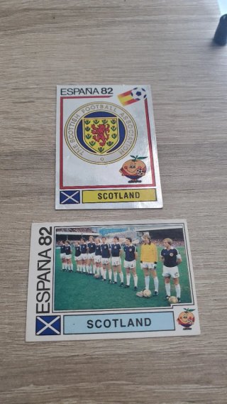 Cromos Panini España 82 - Escocia