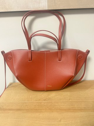 Bolso Polène color teja