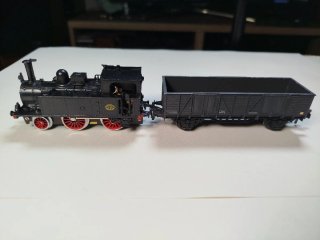 Locomotora y vagón Electrotren HO