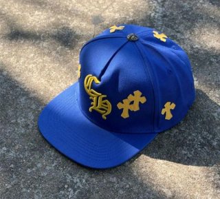 Gorra Chrome Hearts Azul y Amarilla