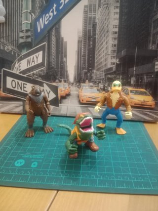 Lote 3 Figuras Vintage Tortugas Ninja