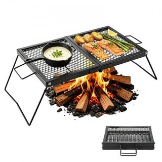 Heavy Duty Folding Campfire Grill, 61cm Portable C