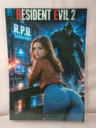 Póster Resident Evil 2 Claire Redfield
