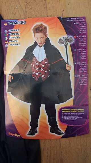 Disfraz de Vampiro Infantil
