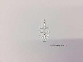 crucifijo plata 925mm