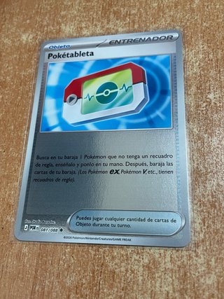 Carta Pokémon Poketableta