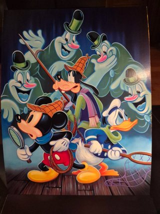 Lámina Disney Mickey, Goofy y Donald 30x40cm