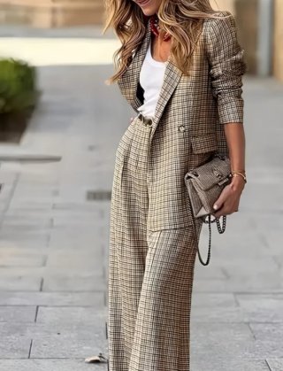 Traje de Mujer Estampado Talla M
