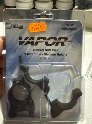Monturas Warne Vapor 1 Pulgada Altura Media