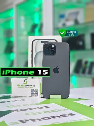 iPhone 15 256GB Negro 100% Batería