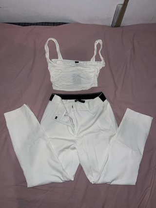 Conjunto de top y pantalón