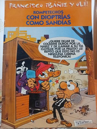 Tebeo Rompetechos con dioptrías como sandías