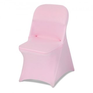50 Pcs Pink Chair Covers, Polyester Spandex Chair