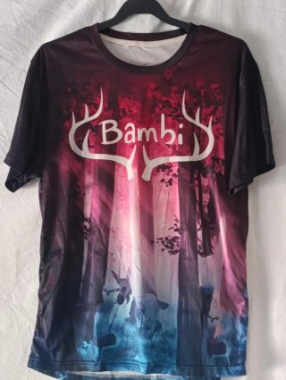 Camiseta Bambi Estampado Bosque