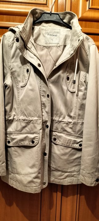 Parka Beige Fittiway Talla L