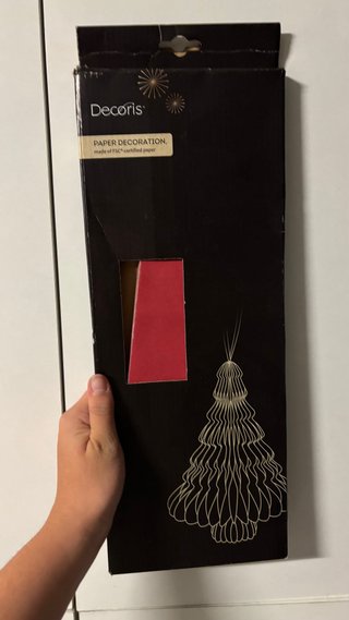 Adorno de Navidad Árbol de Papel Decoris