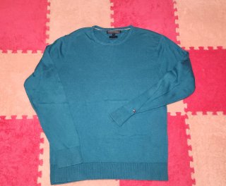 Jersey Tommy Hilfiger Azul Turquesa Talla M