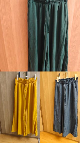 Lote de 3 pantalones fluidos