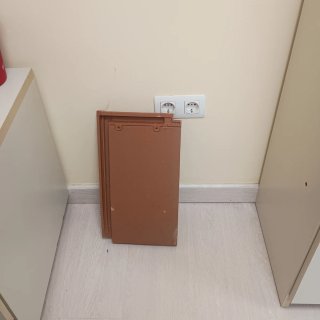 Teja plana Verea roja