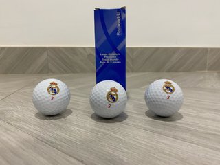Pack 3 Bolas de Golf Real Madrid