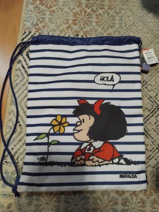Bolsa-mochila de Cuerdas Mafalda