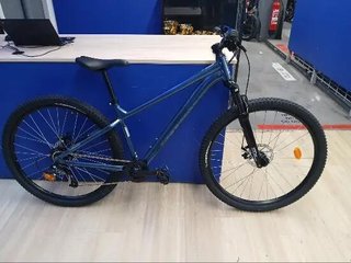 Bicicleta de montaña 29" Expl 100 azul suspensión delantera
