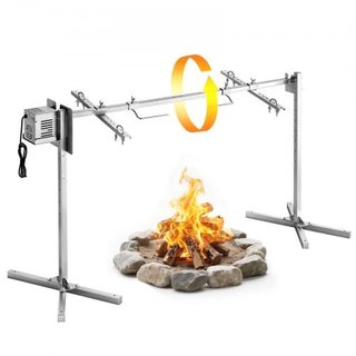 Rotisserie Grill 8 Level Height Electric Rotisseri