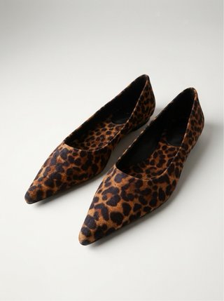 Bailarinas Zara Animal Print Talla 38