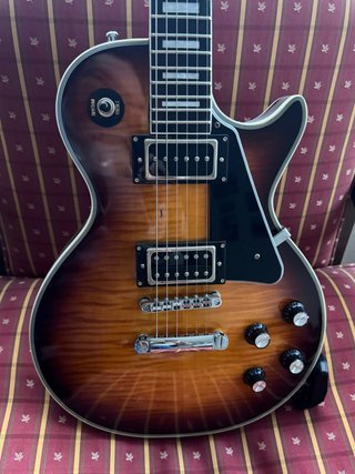 Guitarra eléctrica Les Paul Custom (REPLICA)