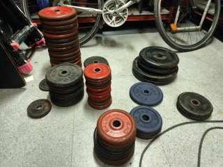 Lote de Discos de Pesas para Gimnasio