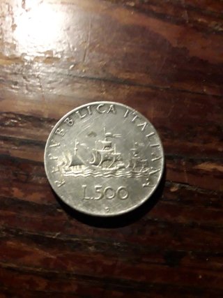 Moneta 500 Lire 1958