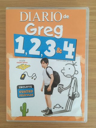 DVD Diario de Greg 1, 2, 3 & 4