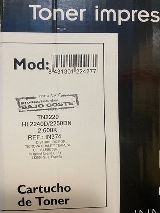 Tóner Innobo TN2220 Compatible