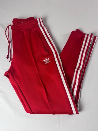 Pantalón de Chándal Adidas Rojo