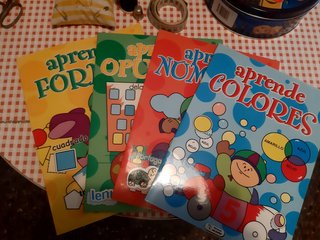4 libros de aprende para niños