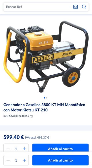 Generador a Gasolina Ayerbe 3800 KT