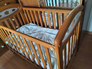 Cuna de Madera para Bebé