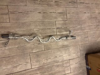 Barra Olímpica EZ para Bíceps y Tríceps powerfit