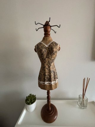Maniquí Soporte para Collares Vintage