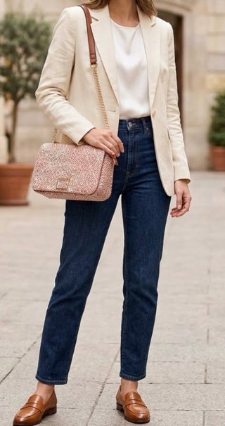 Bolso de hombro estampado