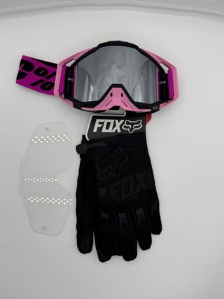 Gafas 100% y Guantes Fox Nuevos 115